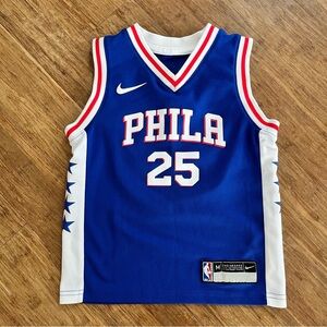 Nike Philadelphia 76ers #25 Simmons Youth Basketball Jersey Kids M (5/6)  NBA